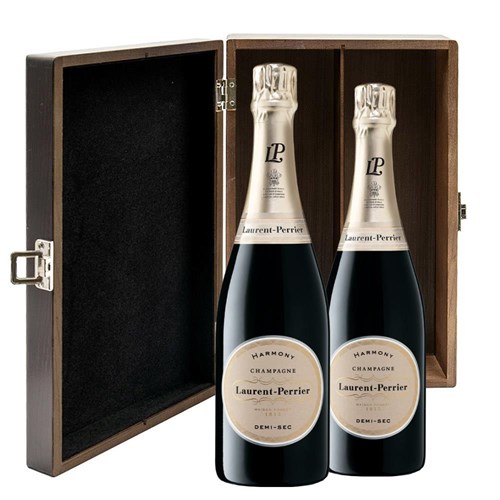 Laurent Perrier Demi-Sec NV 75cl Double Luxury Gift Boxed Champagne